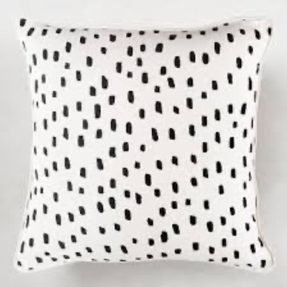Caitlin Wilson Navy Spotted Pillow Cover - Picture 2 of 5